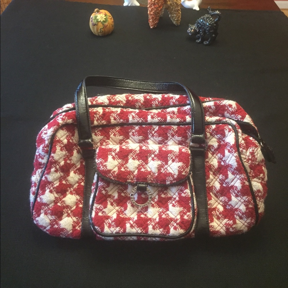 Vera Bradley Houndstooth Tweed Toiletry Travel Bag