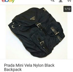 Nylon backpack. Prada.