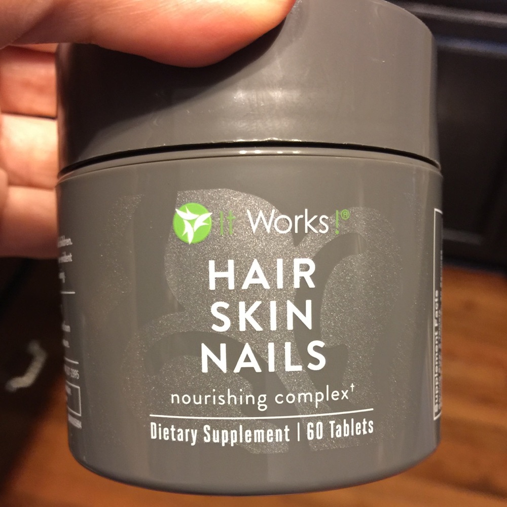 It works product for hair and nails.