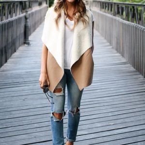 Ralph Lauren Faux Shearling Vest 🍁🍂👢