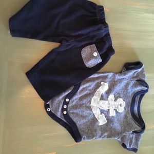 Baby boy Body suit and pants set