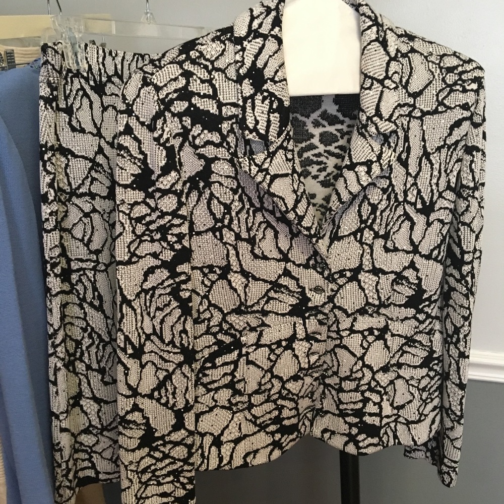 St. John Knit with tiny rhinestones. NWT