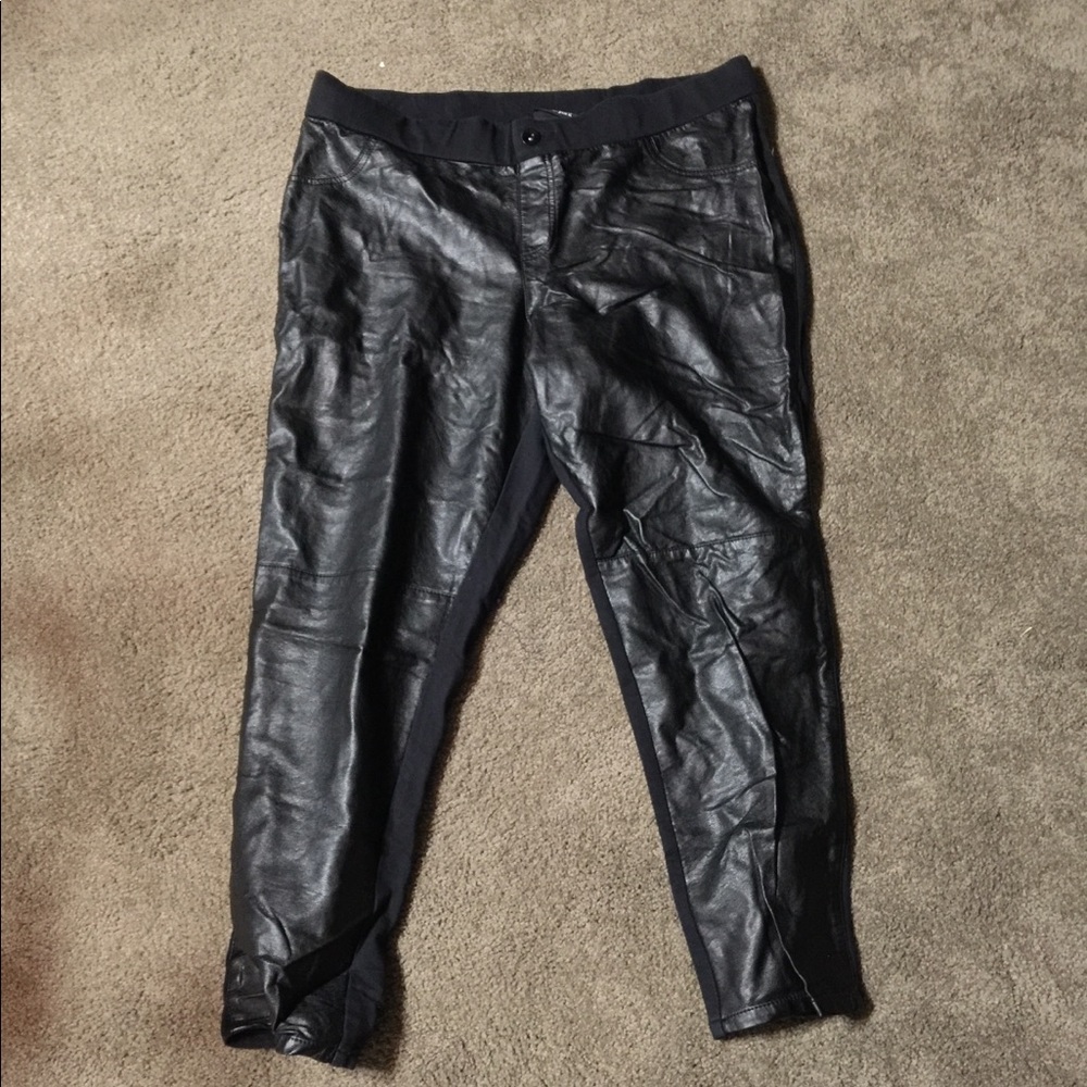 Lane Bryant pho leather pants