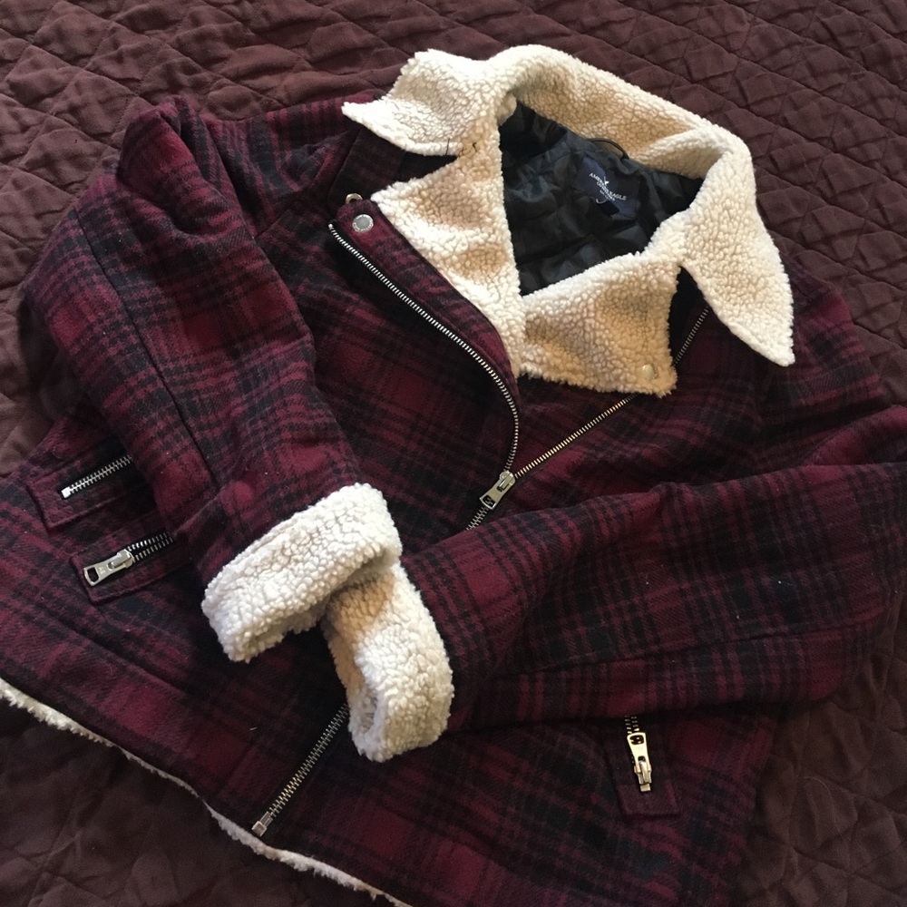 Plaid jacket 🌹