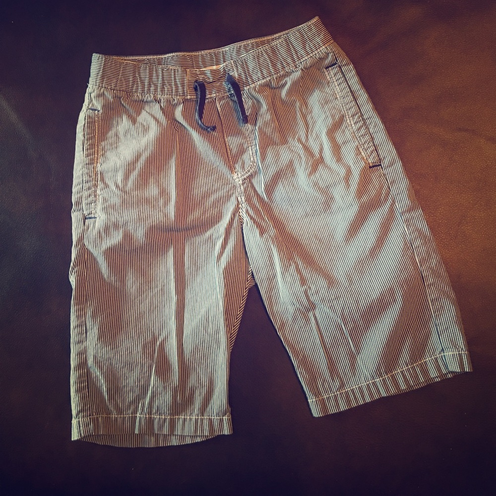 Boys Cotton Stripe Shorts