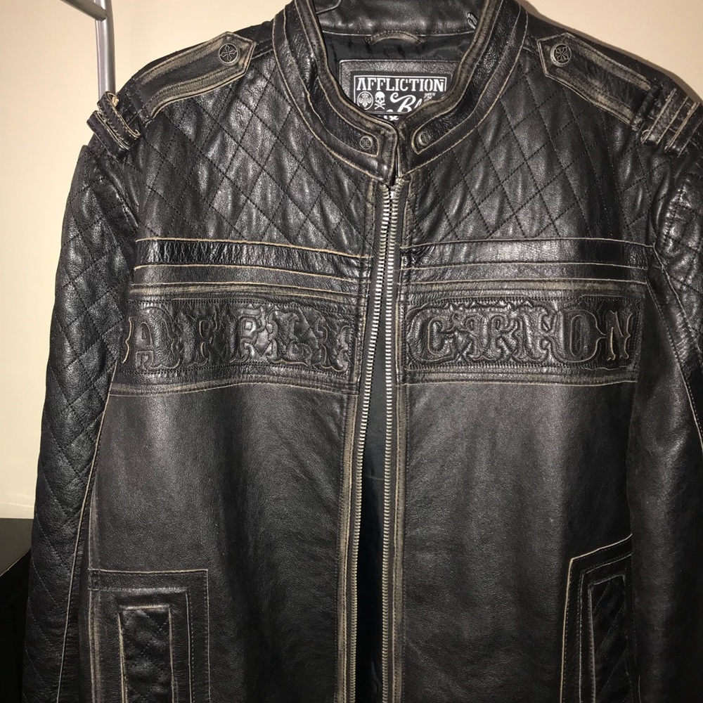 Limited Edition Affliction Leather Jacket