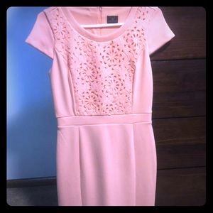 Pink business casual dress