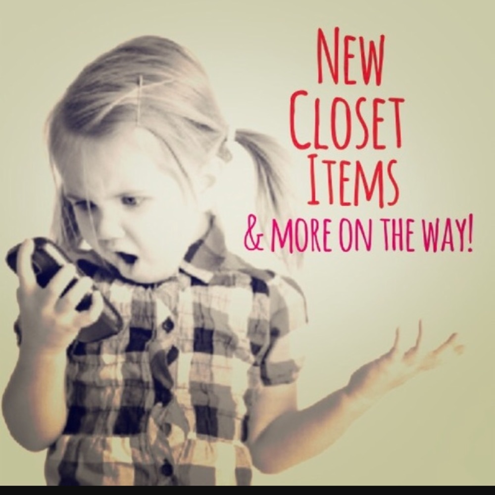 Re-Opening Closet! New items!!