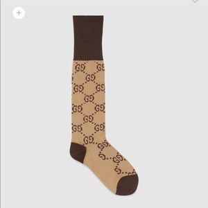 Authentic GG pattern cotton blend socks
