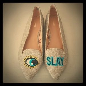 Express flats, Eye Slay, never worn