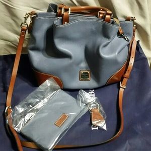 Dooney & Bourke Pebble Leather Brenna Satchel