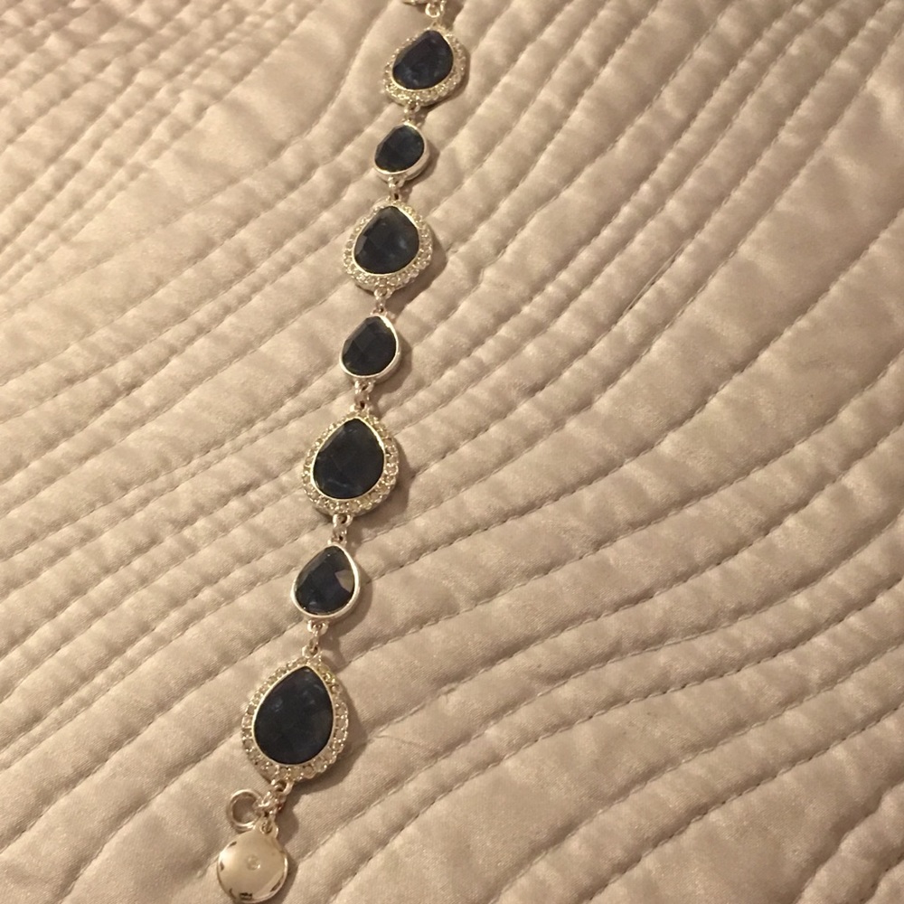 Jones of New York sapphire and diamond bracelet