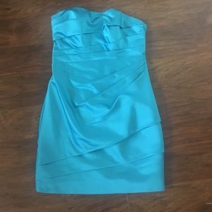 Blue/teal cocktail dress