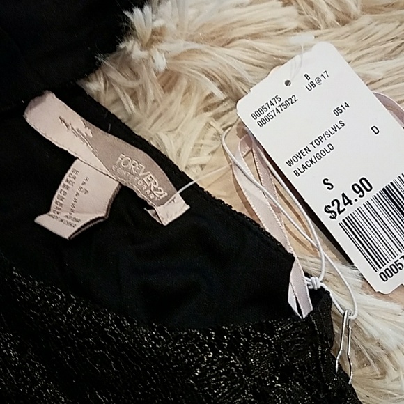 Forever 21 NWT Peplum top - Picture 4 of 5