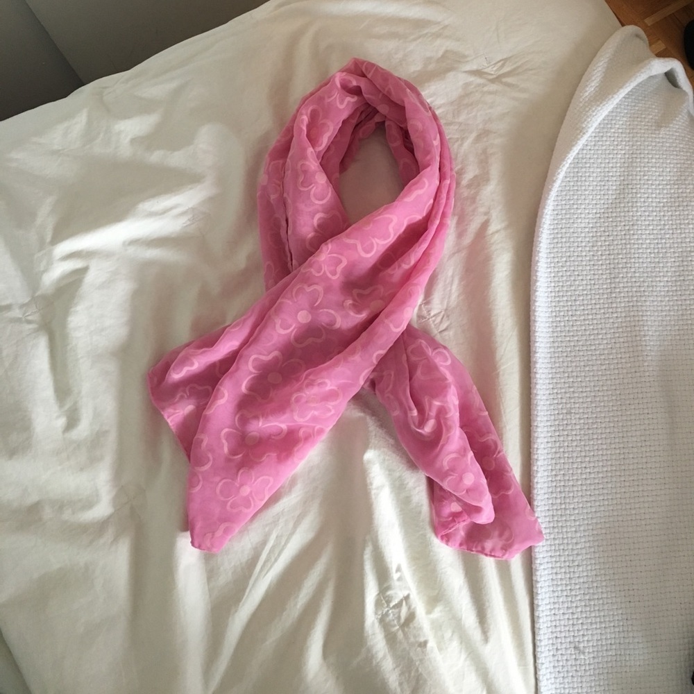 Pink scarf