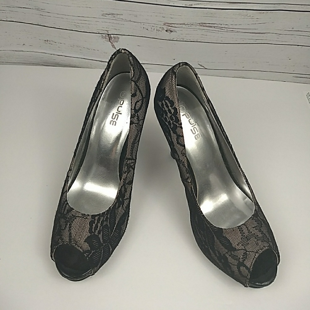 Pulse Lace Heels