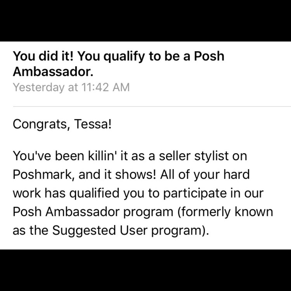 Yay I am A Posh Ambassador 🎉💐💕