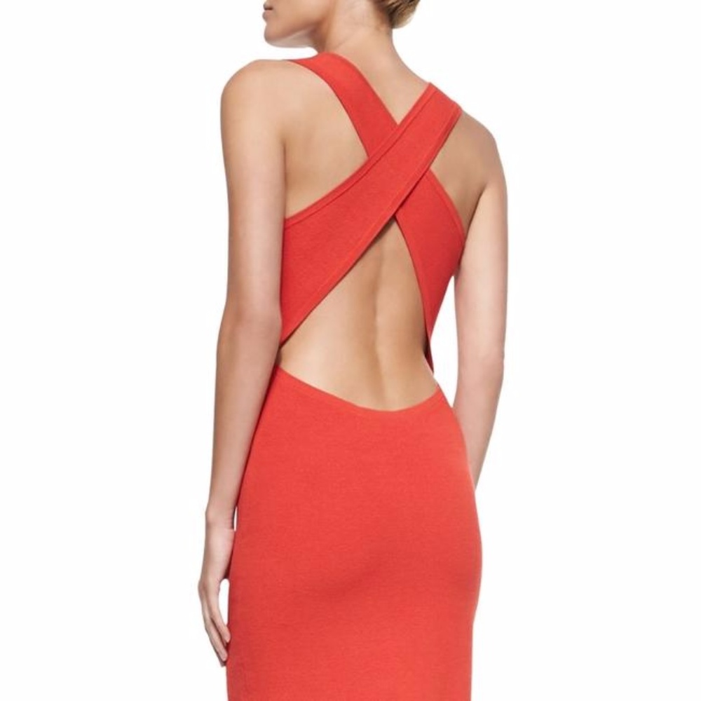 Theory Azarinya Sleeveless Criss Cross In Dress