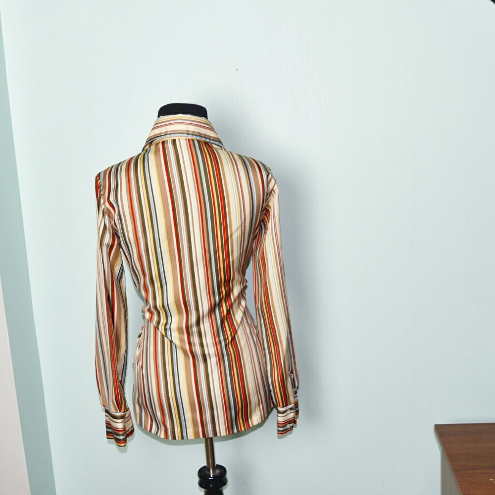 Super Cute Multicolored Button Down Shirt - Picture 2 of 2