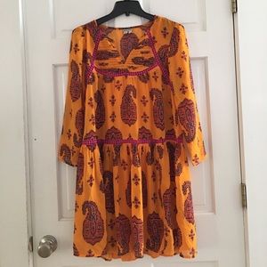 Anthropologie dress with attached slip