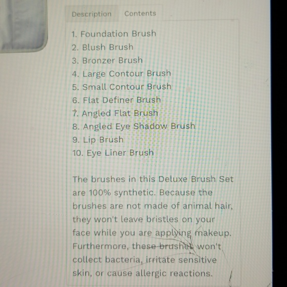 Beautiful Professional Deluxe makeup brush set - Picture 3 of 4