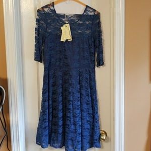Blue lace dress never worn