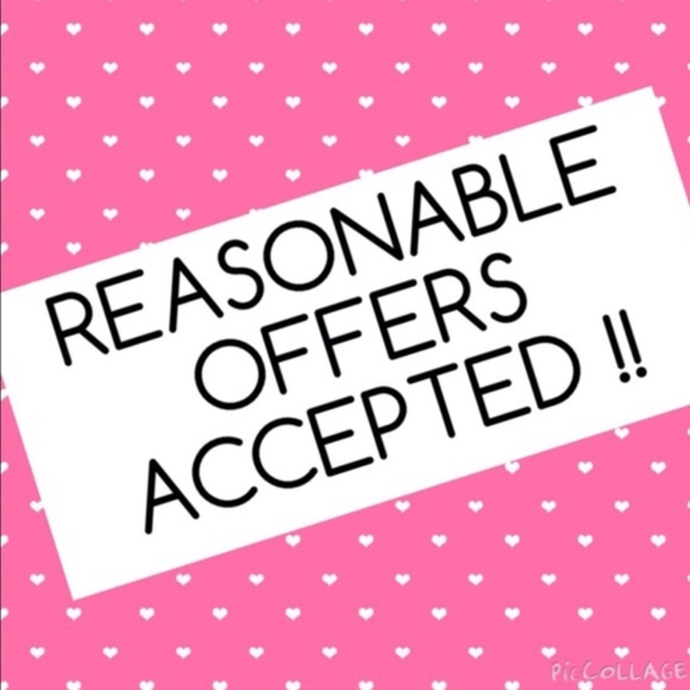 Accepting reasonable offers 🎉🌸🌺🌷💐