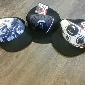 Bundle of 3 NWT Star Wars Hats