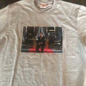Brand new Supreme x Scarface Tee grey size small