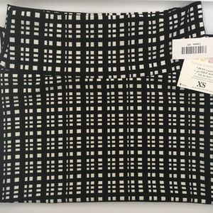 LuLaRoe XS plaid Cassie skirt