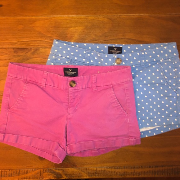 Lot of 2 super cute American Eagle midi shorts! - Picture 1 of 3