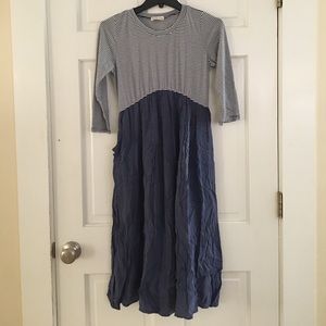 Soft striped dress