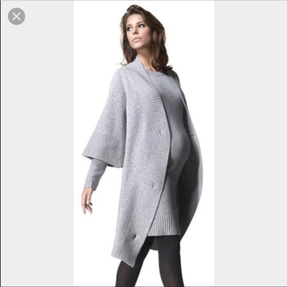Isabella Oliver wool & cashmere maxi cardi