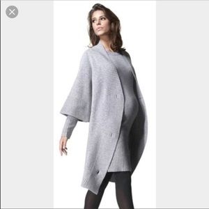 Isabella Oliver wool & cashmere maxi cardi
