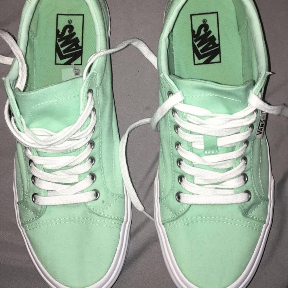 Mint green vans