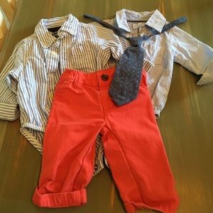 Carter’s six-month baby boy matching set.