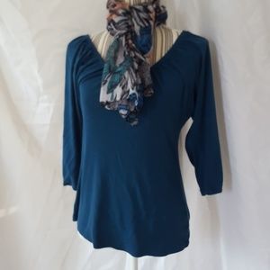 Express Knit Peasant Top