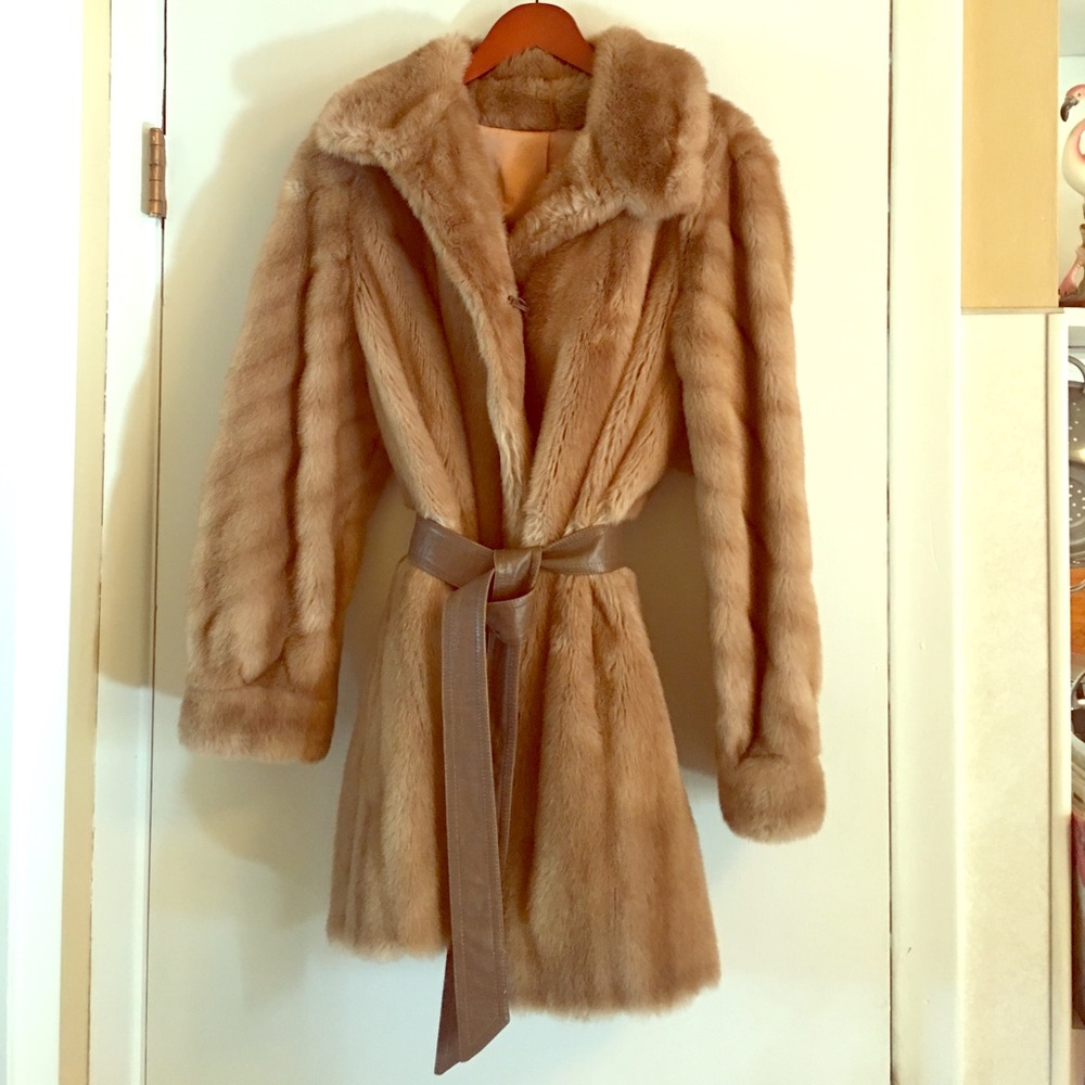 Vintage faux fur coat