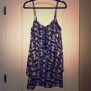 Gold and black shimmer dress