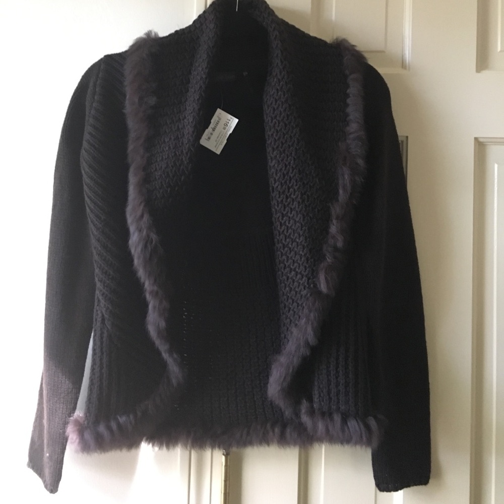 NWT brown knit jacket