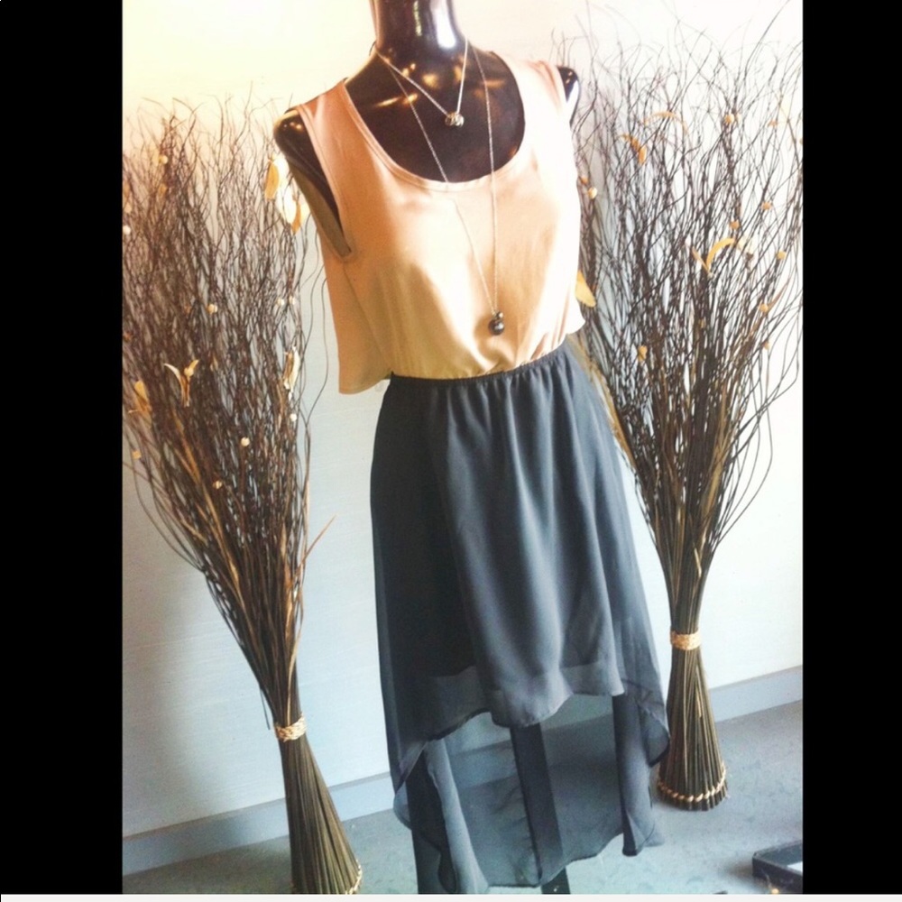 🔷🔷 | NWT | Gorgeous High-low Chiffon Dress