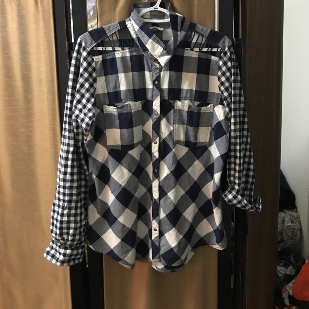 BKE Button up plaid