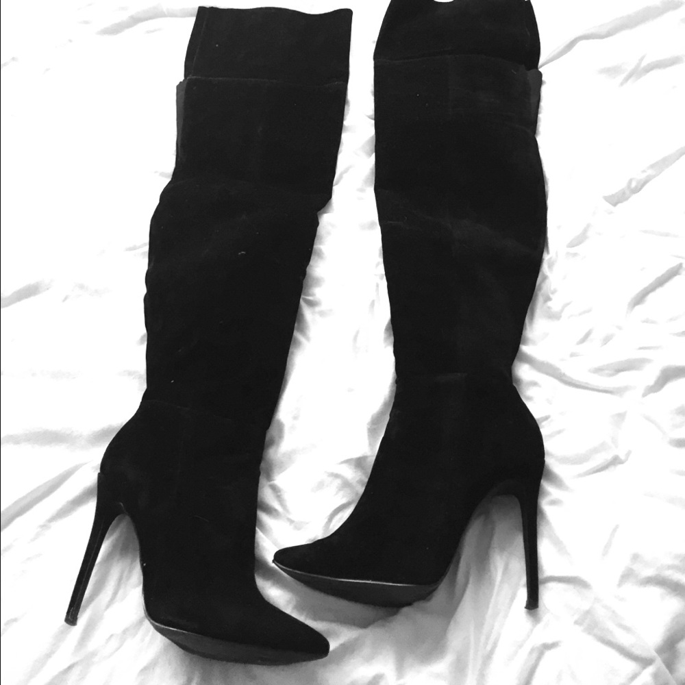 Black Over the Knee Boots