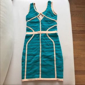 Bebe Body Con Bandage Dress