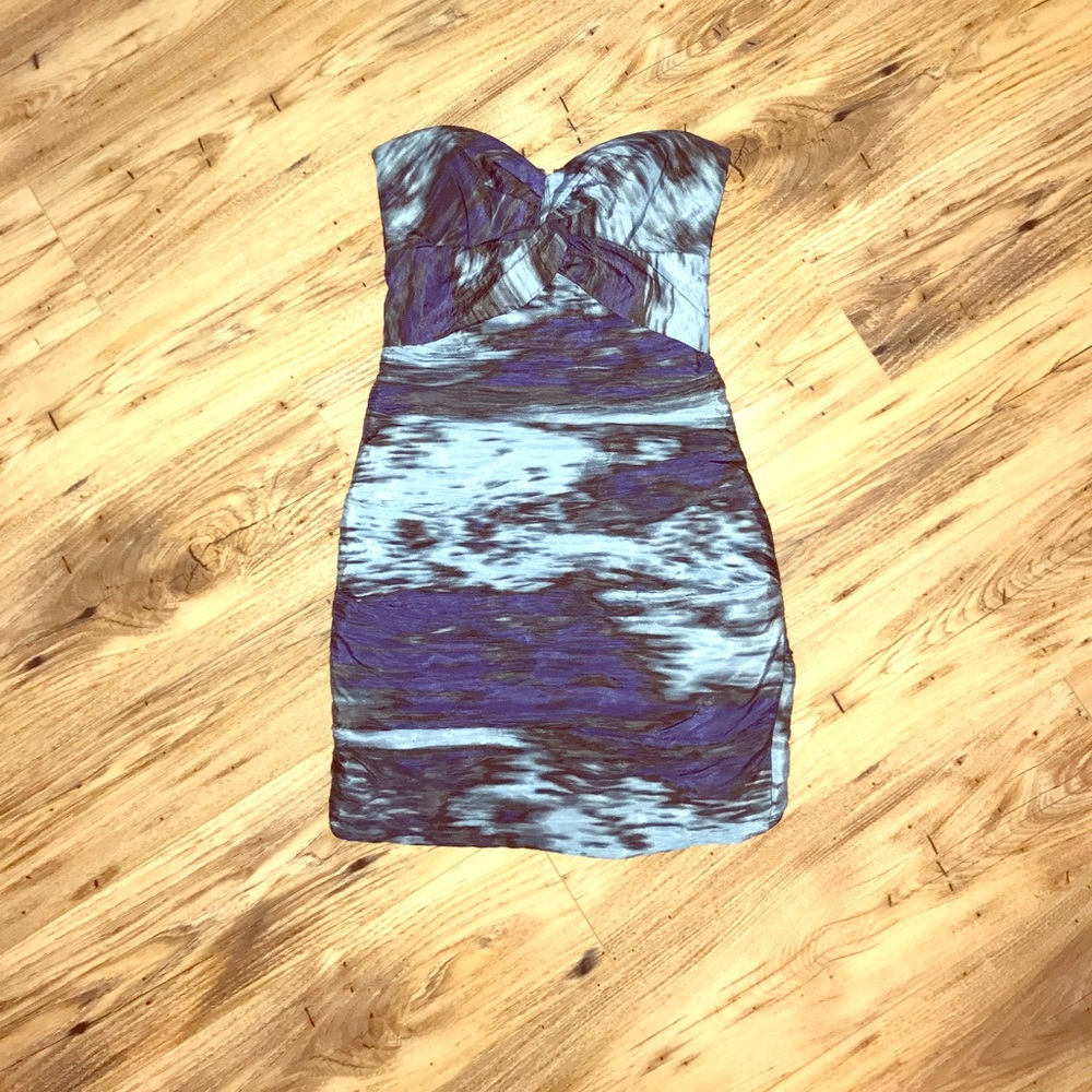 Nicole Miller waterfall tissue dress