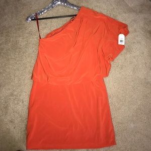 One shoulder Jessica Simpson dress