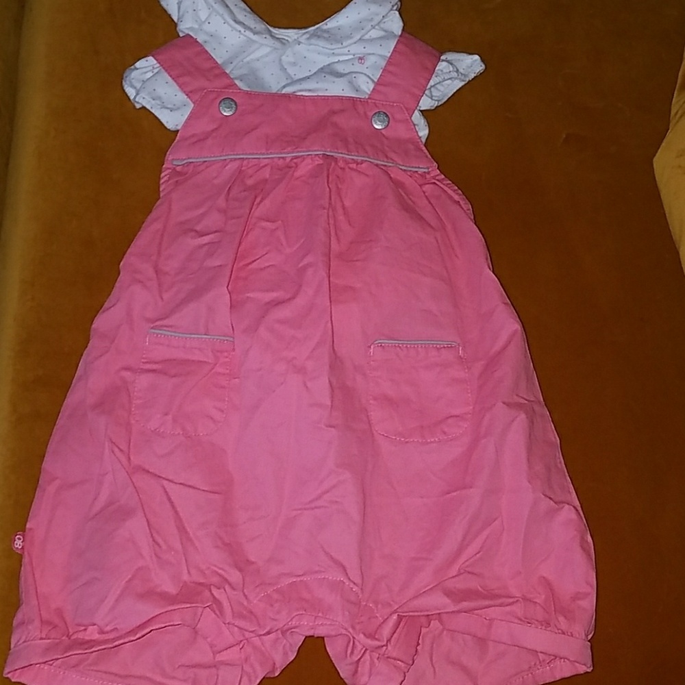Obaibi overalls with matching onsie