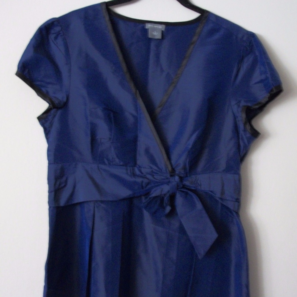 Ann Taylor Vneck silk top
