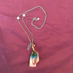 Feather necklace