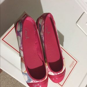 Coach flat shoes